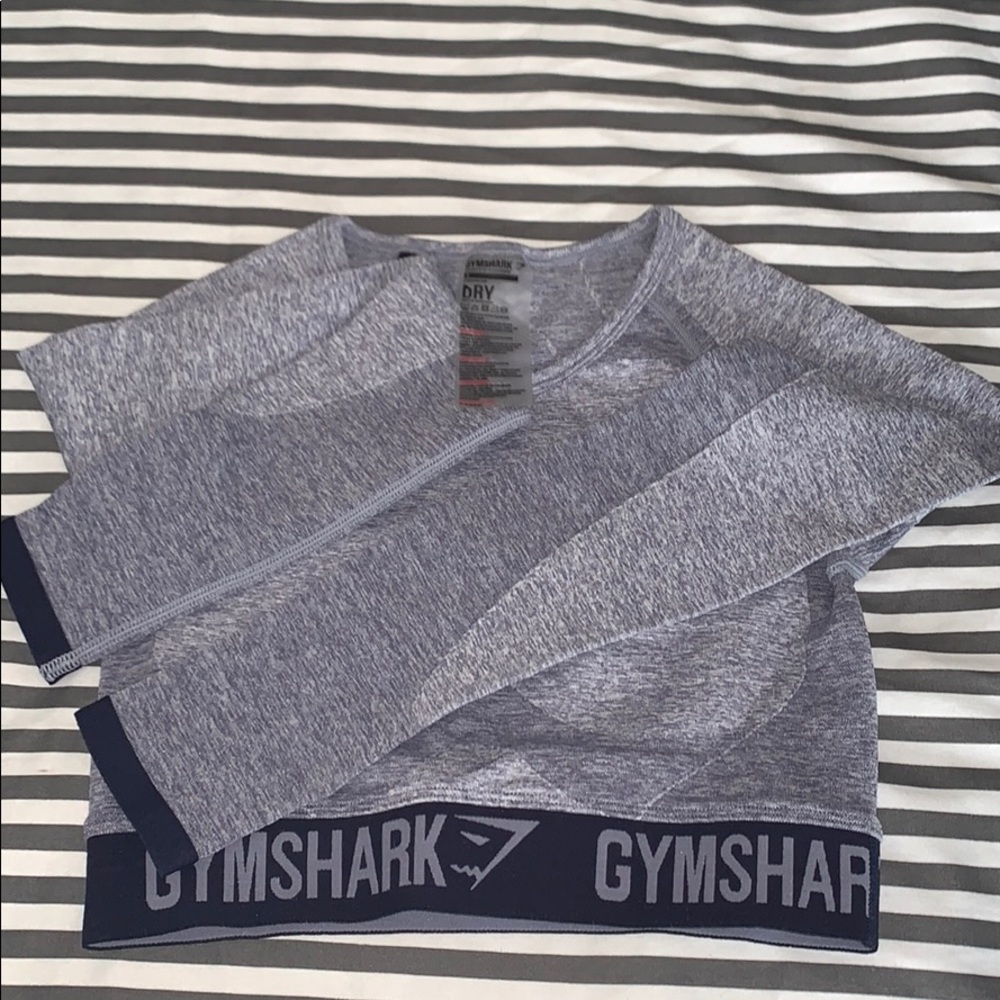 NWOT Gymshark Flex Long Sleeve Crop Top Small